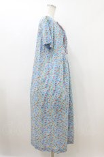 画像3: Jane Marple Dans Le Salon / Miles' Adventureフリルトリムドレス M スカイブルー×マンダリン H-26-08-02-1016-JM-OP-KB-ZH (3)