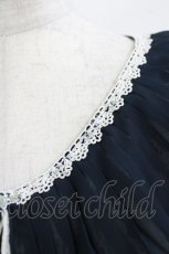 画像4: axes femme / ゴージャスフリル袖プルオーバー M ネイビー H-26-08-02-060-AX-TO-NS-ZH (4)