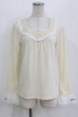 画像1: axes femme / メッセージ入りインナープルオーバー M 生成り H-26-08-02-065-AX-TO-NS-ZH (1)