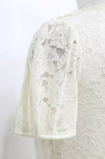 画像3: axes femme / パール襟ビスチェブラウス M 生成り H-26-08-02-068-AX-TO-NS-ZH (3)