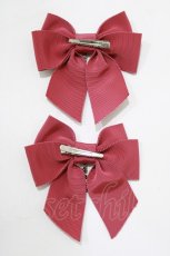 画像3: Innocent World / 王冠のツインリボンクリップ  Rose Pink H-26-08-02-012-IW-AC-NS-ZH (3)