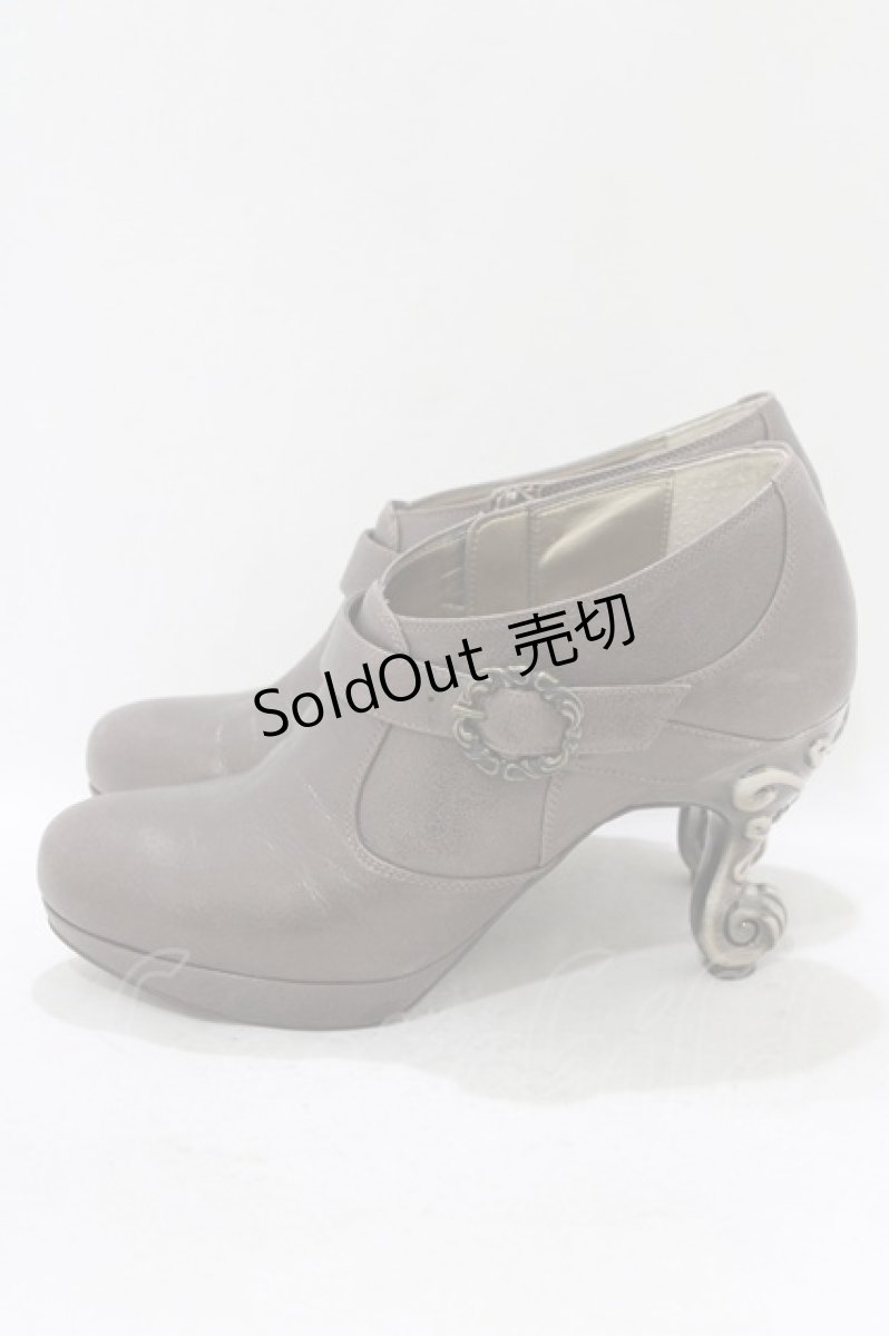 画像2: ANNA SUI / 猫足ブーティ‐ 4/23.5cm ブロンズ H-26-08-02-015-PU-SH-NS-ZH (2)