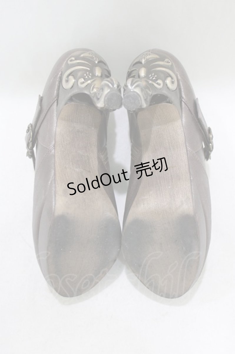 画像4: ANNA SUI / 猫足ブーティ‐ 4/23.5cm ブロンズ H-26-08-02-015-PU-SH-NS-ZH (4)
