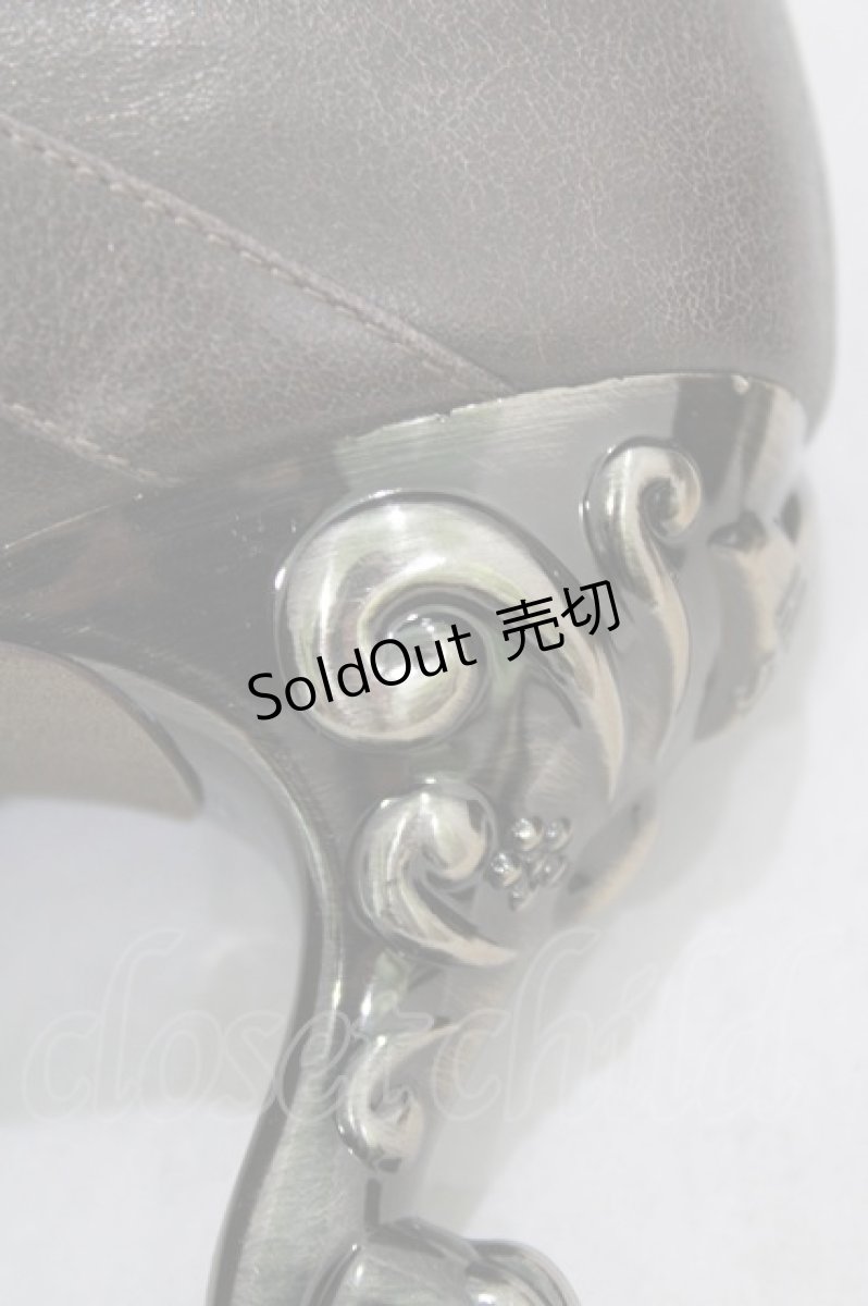 画像7: ANNA SUI / 猫足ブーティ‐ 4/23.5cm ブロンズ H-26-08-02-015-PU-SH-NS-ZH (7)