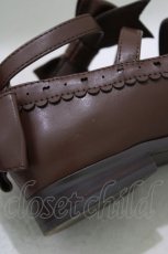 画像5: metamorphose / トリプルリボンクロスストラップシューズ M ブラウン H-26-08-02-016-ME-SH-NS-ZH (5)