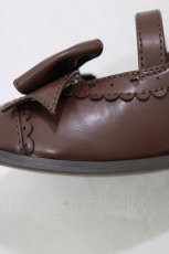 画像6: metamorphose / トリプルリボンクロスストラップシューズ M ブラウン H-26-08-02-016-ME-SH-NS-ZH (6)