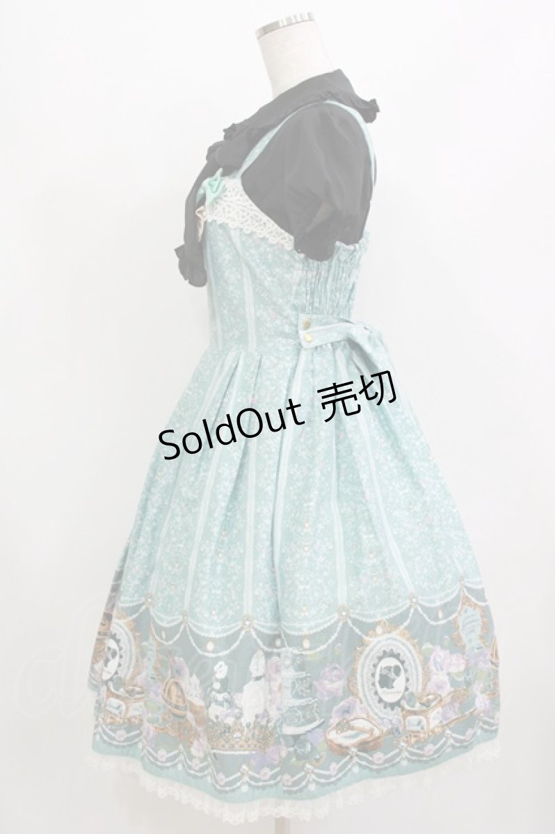 画像2: metamorphose / Majestic princessジャンパースカートセット Free ミント H-26-08-02-018-ME-OP-NS-ZH (2)