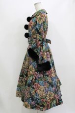 画像2: Kurumi Collaboration / TT*KRMゴブランファーコート M ブラック H-26-08-02-024-LO-CO-NS-ZH (2)