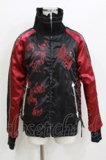 画像1: h.ANARCHY / 刺繍ZIPジャケット  黒 H-26-08-03-034-HN-JA-AK-ZH (1)