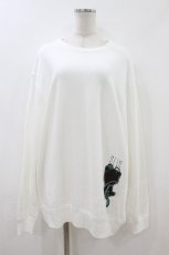 画像1: NieR Clothing / プリントSWEAT  2XL 白/シエル H-26-08-03-1040-PU-TO-KB-ZH (1)