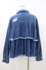 画像2: Candy Stripper / BACK FRILL JACKET  ブルー H-26-08-03-1046-PU-JA-KB-ZH (2)