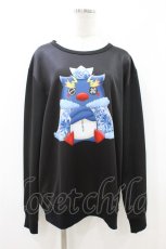 画像1: NieR Clothing / プリントLONG CUTSEW  黒/ペンギン H-26-08-03-1054-PU-TO-KB-ZH (1)