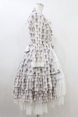 画像3: ATELIER PIERROT / Rosy Bouquet Dress size1 ライトグレー H-26-08-03-1008-EL-OP-KB-ZH (3)