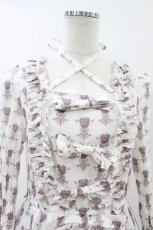 画像4: ATELIER PIERROT / Rosy Bouquet Dress size1 ライトグレー H-26-08-03-1008-EL-OP-KB-ZH (4)