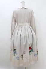 画像2: Maison de minette / Skirt collage dress  ピンクアイボリー H-26-08-03-1011-LO-OP-KB-ZH (2)