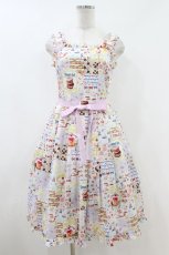 画像1: Emily Temple cute / Anniversary Patchworkキャミソールワンピース  pop(ピンクベース) H-26-08-03-1013-ET-OP-KB-ZH (1)