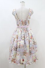 画像2: Emily Temple cute / Anniversary Patchworkキャミソールワンピース  pop(ピンクベース) H-26-08-03-1013-ET-OP-KB-ZH (2)