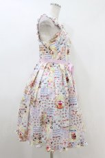 画像3: Emily Temple cute / Anniversary Patchworkキャミソールワンピース  pop(ピンクベース) H-26-08-03-1013-ET-OP-KB-ZH (3)