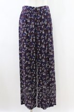 画像1: Jane Marple Dans Le Salon / Dance with roses dress pants  ボルドー H-26-08-03-1003-JM-PA-KB-ZH (1)