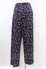 画像2: Jane Marple Dans Le Salon / Dance with roses dress pants  ボルドー H-26-08-03-1003-JM-PA-KB-ZH (2)