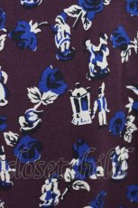 画像3: Jane Marple Dans Le Salon / Dance with roses dress pants  ボルドー H-26-08-03-1003-JM-PA-KB-ZH (3)