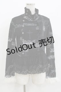 【美品】h.naoto blood ブラック レース ロングカーディガン h.naoto Blood / ハイネックニットカーディガン 黒 H-26-08-03-058-HN