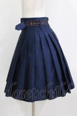 画像2: Jane Marple / ロゴリボンベルトスカート M ネイビー H-26-08-03-007-JM-SK-AK-ZH (2)