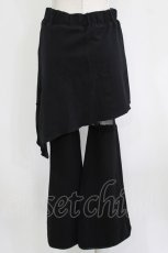 画像3: Qutie Frash / ラップ付きチャイナパンツ  黒 H-26-08-03-016-QU-SK-AK-ZH (3)