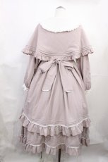 画像2: Amavel / Flavor Macaroonケープミドルワンピース Free ピンク H-26-08-04-003-CA-OP-NS-ZH (2)