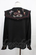 画像2: Amavel / Mysterious Night CIRCUSブラウス Free ブラック H-26-08-04-035-CA-BL-NS-ZH (2)
