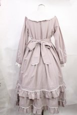 画像4: Amavel / Flavor Macaroonケープミドルワンピース Free ピンク H-26-08-04-003-CA-OP-NS-ZH (4)