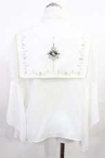 画像2: Amavel / Astrologie Planeteブラウス Free 白 H-26-08-04-038-CA-BL-NS-ZH (2)