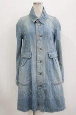 画像1: HYSTERIC GLAMOUR / デニムシャツワンピース  ブルー H-26-08-04-1026-PU-OP-KB-ZH (1)