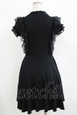 画像3: Katie / ROSEMARY bottle neck one-piece  ブラック H-26-08-04-1030-LO-OP-KB-ZH (3)