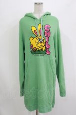 画像1: HYSTERIC GLAMOUR / CHILL RABBITワンピース  グリーン H-26-08-04-1044-PU-OP-KB-ZH (1)