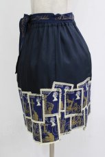 画像2: Jane Marple / Royal Stampスクラップスカート M ネイビー H-26-08-04-1045-JM-SK-AK-ZH (2)