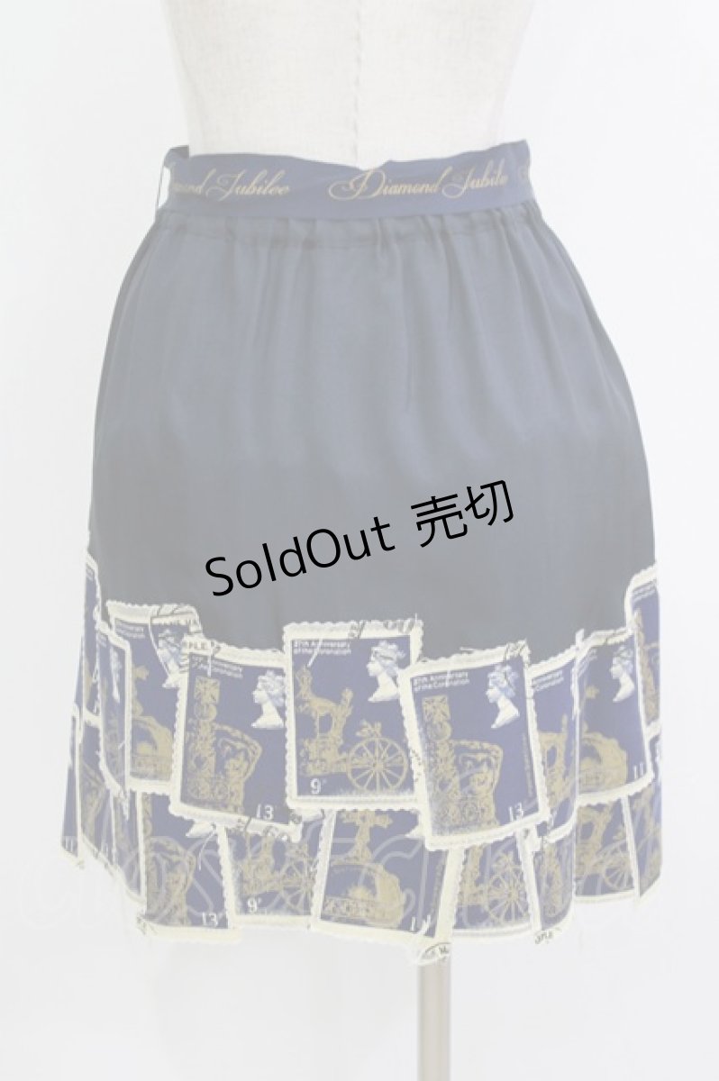 画像3: Jane Marple / Royal Stampスクラップスカート M ネイビー H-26-08-04-1045-JM-SK-AK-ZH (3)
