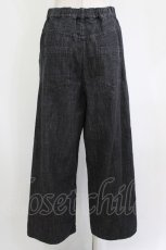 画像3: Candy Stripper / LACY RIBBON DENIM PANTS  ブラック H-26-08-04-1051-PU-PA-KB-ZH (3)