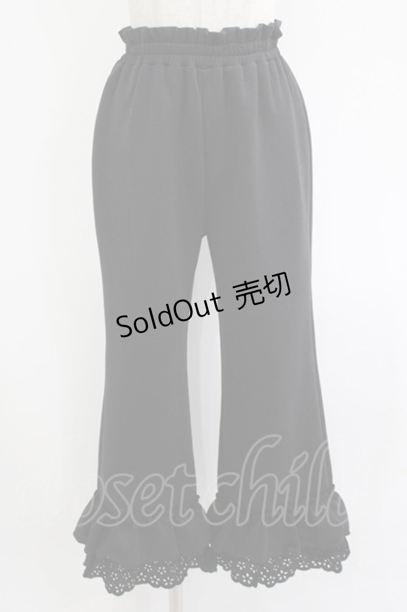 画像1: Candy Stripper / DEAREST JERSEY PANTS  ブラック H-26-08-04-1052-PU-PA-KB-ZH (1)