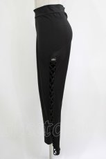 画像2: KRY CLOTHING / サイドクロスレギンス  黒 H-26-08-04-1055-PU-PA-KB-ZH (2)