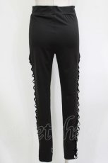 画像3: KRY CLOTHING / サイドクロスレギンス  黒 H-26-08-04-1055-PU-PA-KB-ZH (3)