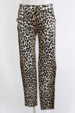 画像1: HYSTERIC GLAMOUR / LEOPARD柄スリムパンツ 28インチ ブラウン H-26-08-04-1057-PU-PA-KB-ZH (1)