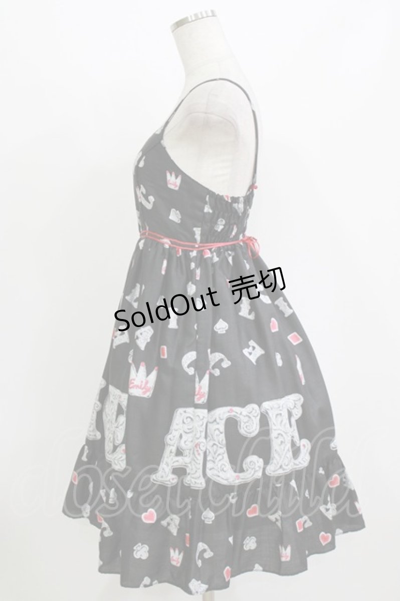画像2: Emily Temple cute / ALICE CANDYキャミソールワンピース  ブラック H-26-08-04-1064-ET-OP-AK-ZH (2)