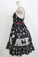 画像2: Emily Temple cute / ALICE CANDYキャミソールワンピース  ブラック H-26-08-04-1064-ET-OP-AK-ZH (2)
