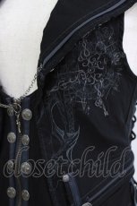 画像4: Ozz Croce / 編み上げZIPベスト  黒 H-26-08-04-1067-OO-TO-AK-ZH (4)
