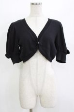 画像1: MILK / ショートボレロ  ブラック H-26-08-04-1070-ML-TO-AK-ZH (1)