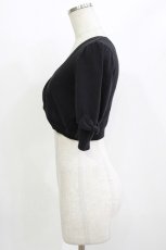 画像2: MILK / ショートボレロ  ブラック H-26-08-04-1070-ML-TO-AK-ZH (2)