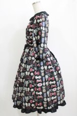 画像2: Emily Temple cute / Rich Ribbonワンピース M ブラック H-26-08-04-1018-ET-OP-AK-ZH (2)