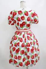 画像3: Jane Marple / Strawberry Meets Logoワンピース M オフ H-26-08-04-1022-JM-OP-AK-ZH (3)