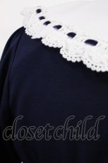 画像4: Amavel / Classique Maidレースフリルワンピース Free ネイビー H-26-08-04-009-CA-OP-NS-ZH (4)